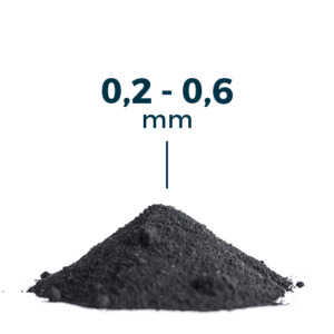 Genan ambient Gummipulver skala - Fine powder